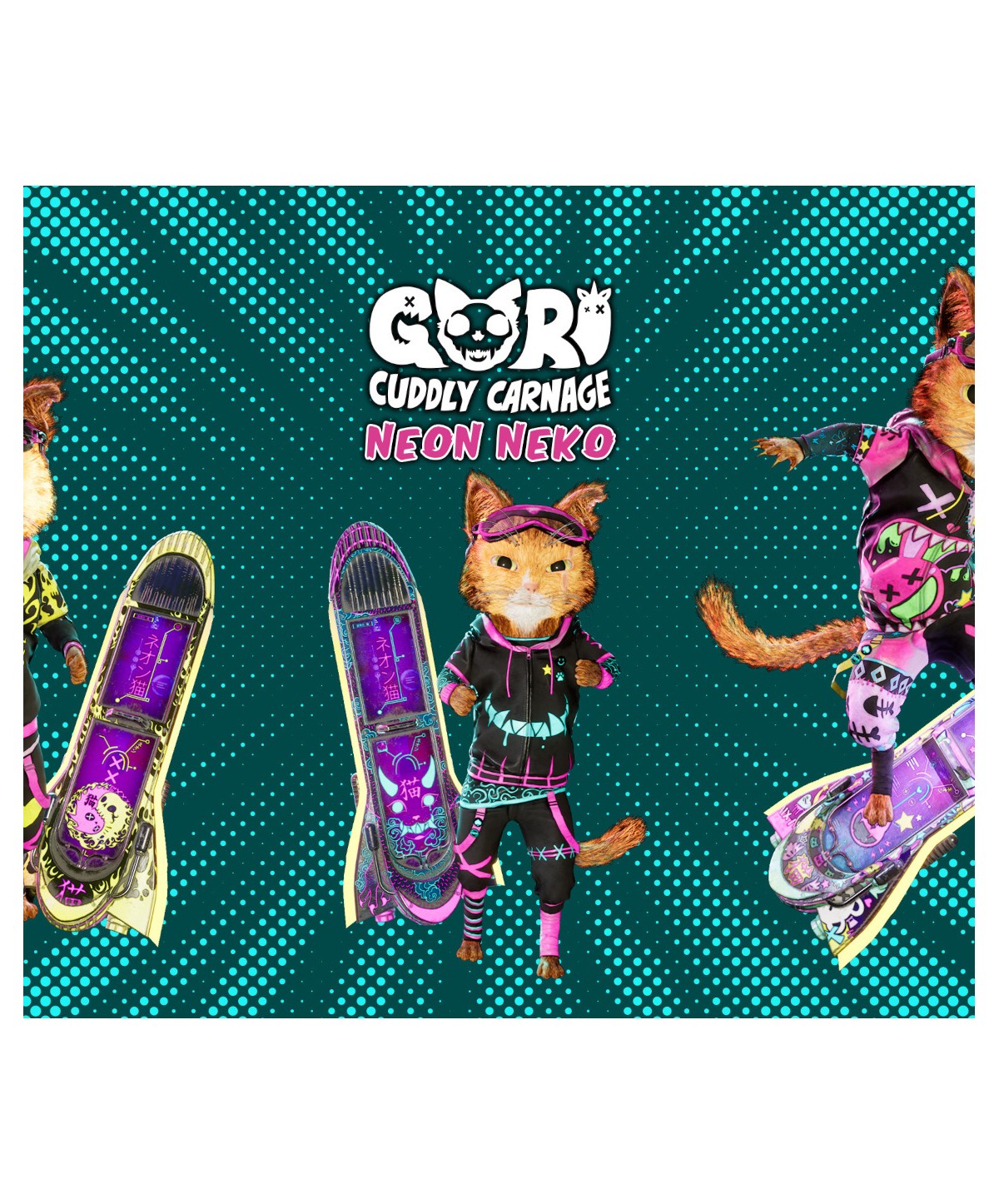 Gori: Cuddly Carnage - Neon Neko Skin Pack DLC Steam Key GLOBAL
